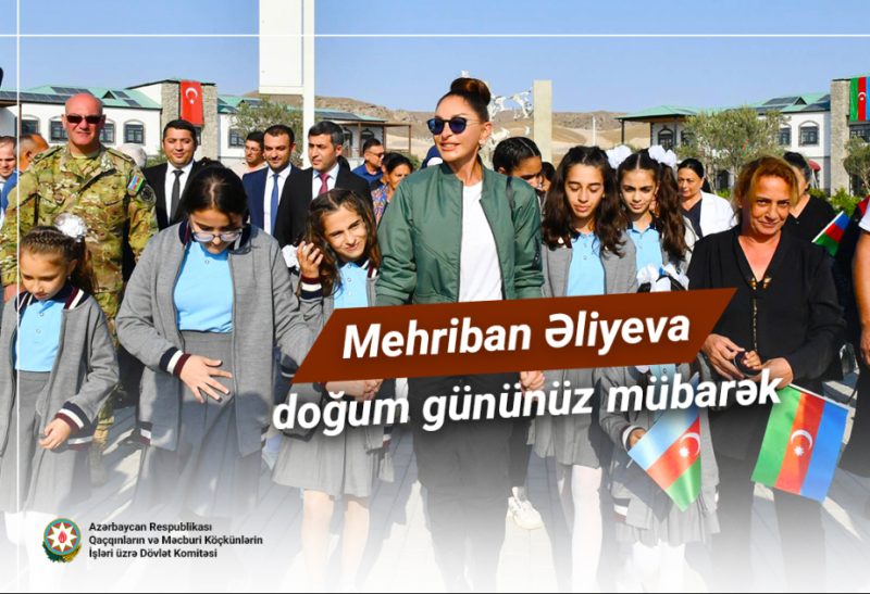 Keçmiş məcburi köçkünlər Birinci vitse-prezident Mehriban Əliyevanı təbrik ediblər