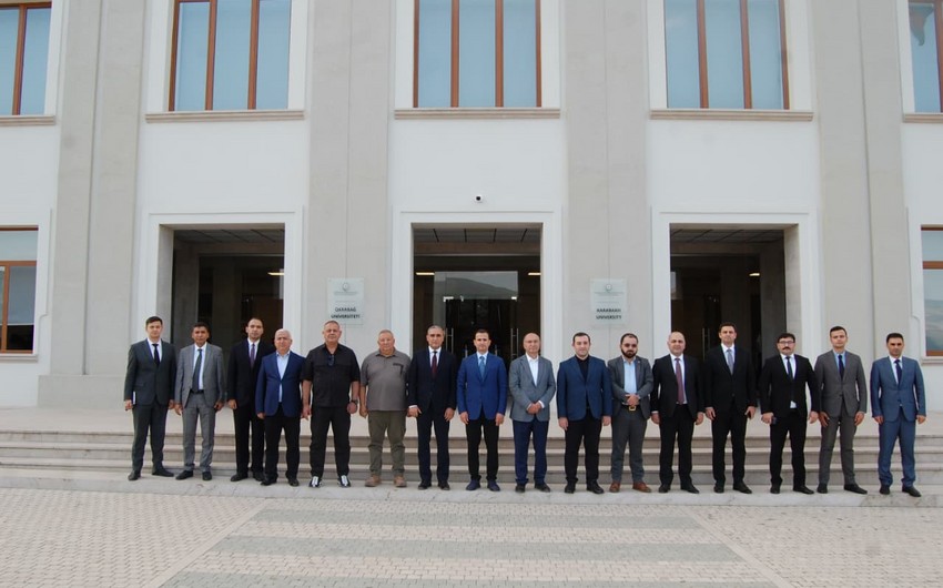 Xarici ölkə prokurorluqlarının nümayəndələri Qarabağ Universitetində olub