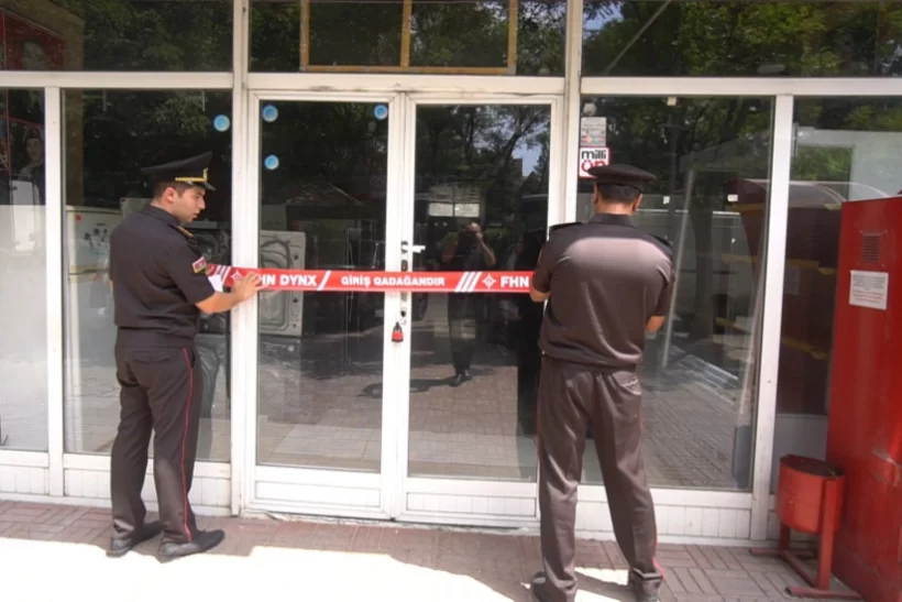 Yanğın təhlükəli mağazanın fəaliyyəti dayandırılıb
